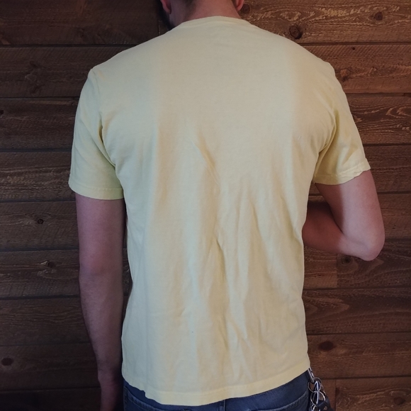 Quiksilver Slim Fit Yellow and Black Tee T11 - Picture 4 of 7